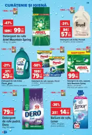 Catalog Carrefour Pagină 25: Doctor Wash detergent de rufe lichid €29,99, Ariel detergent de rufe €99,90