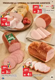 Catalog Carrefour Pagină 5: Matache Măcelaru șuncă din piept de pui €6,09, Parizer €2,83