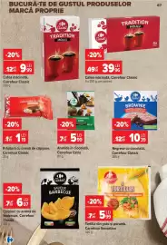 Catalog Carrefour Pagină 67: Caferea classic tradition moulu €9,99, Carrefour Sensation tortillas €5,99