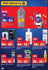 Catalog Carrefour Pagină 78: Gillette aparate de ras €23,49, Dove Men €31,99