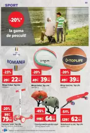 Catalog Carrefour Pagină 23: Top Life skateboard cu led €62,90, Jurassic World cască protecție pentru copii €64,90