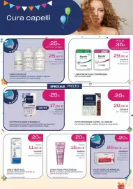 Volantino BENU Farma Pagina 13: Shampoo antiforfora €11,90, Vichy Dercos Aminexil €99,90
