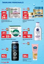 Catalog Carrefour Market Pagină 12: Elmiplant multicollagen €22,79, Nivea apa micelara 3in1 €16,39