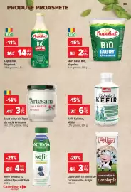 Catalog Carrefour Market Pagină 25: Artesana laurt natur din lapte de vacă €3,75, Müller Kefir Kalinka €6,15