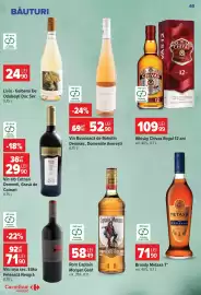 Catalog Carrefour Market Pagină 40: Whisky Chivas Regal 12 ani €109,99, Cotnari Domenii Grasă de Cotnari €29,90