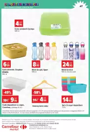 Catalog Carrefour Market Pagină 47: Sunrise Star coșuri depozitare €14,90, Sticlă de apă, Sport €8,99