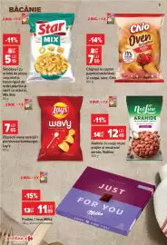 Catalog Carrefour Market Pagină 7: Nutline arahide în coajă roșie coapte €12,49, Lay's wavy €7,65