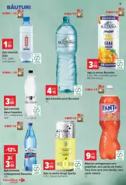 Catalog Carrefour Market Pagină 9: Aqua Carpatica €3,89, Azuga sparks €3,99