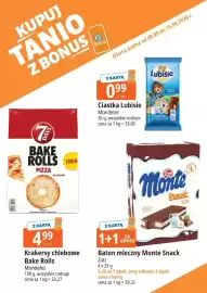 E.Leclerc gazetka Strona 1: Ciastka Lubisie Mondelez €0,99, Krakersy chlebowe Bake Rolls Mondelez €4,99