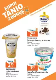 E.Leclerc gazetka Strona 7: Danio serek homogenizowany w saszetce €2,69, Serek Twój Smak puszysty €3,29