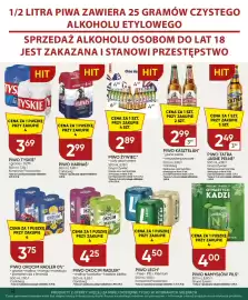 Chata Polska gazetka Strona 12: Piwo Kasztelan Niepasteryzowane €2,99, Piwo Lech Pils €4,50