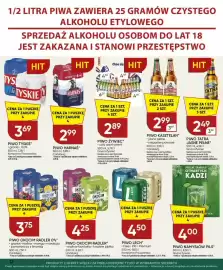 Chata Polska gazetka Strona 12: Piwo Kasztelan Niepasteryzowane €2,99, Piwo Lech Pils €4,50