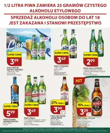 Chata Polska gazetka Strona 13: Piwo bezalkoholowe Iguana Metabolizm Bio €5,99, Piwo bezalkoholowe Trybunał €3,49