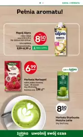 Żabka gazetka Strona 14: Napój Alpro €8,50, Herbata Herbapol malina €6,99
