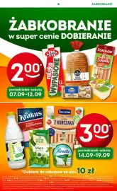 Żabka gazetka Strona 2: Mleko UHT Wypasione Mlekovita 3,2% €2,00, Szynka eksportowa Krakus €3,00