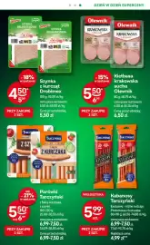 Żabka gazetka Strona 5: Szynka z kurcząt Drobimex €4,50, Kiełbasa krakowska sucha Olewnik €5,50
