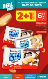 Dealz gazetka tydzień 37 Strona 2: Kinder Happy Hippo Biscuit €6,67