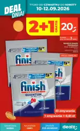 Dealz gazetka tydzień 37 Strona 3: Kapsułki do zmywarki Finish Quantum €20,00
