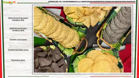 Folleto Fresko Página 4: Mission - corn tortillas €2,49