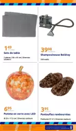 Catalogue Action semaine 37 page 35: Desserte en bambou €12,95, Bonjolie Huile à lèvres à couleur changeante €1,22