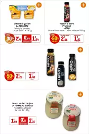 Catalogue Coccinelle Express page 12: HIPRO Yaourt à boire Protéiné €1,53, LA FERMIÈRE Smoothie yaourt €1,94