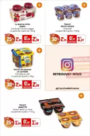 Catalogue Coccinelle Express page 13: Danette Yaourt €1,40, RIANS La panna cotta €2,00
