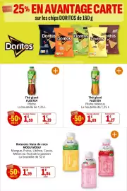 Catalogue Coccinelle Express page 33: FUZETEA Thé glacé €1,27, MOGU MOGU Boissons Nata de coco €1,04