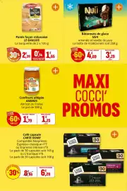 Catalogue Coccinelle Express page 5: LE GAULOIS Panés façon milanaise €1,65, NuII Bâtonnets de glace €3,29