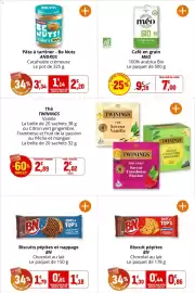 Catalogue Coccinelle Supermarché page 25: ANDROS Be Nuts €2,20, MEO Café en grain €7,00