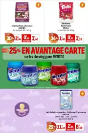 Catalogue Coccinelle Supermarché page 29: TROLLI Bonbons Red fruits €1,19, HARIBO Chamallows Choco €1,42