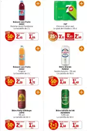 Catalogue Coccinelle Supermarché page 37: OASIS Boisson aux fruits €1,84, 7UP Citron et citron vert €2,49