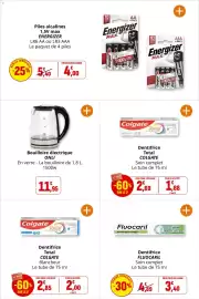 Catalogue Coccinelle Supermarché page 42: Energizer Piles alcalines €4,00, COLGATE Dentifrice Total €1,88