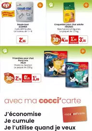 Catalogue Coccinelle Supermarché page 44: ECOPRIX Essuie-tout €2,95, Friskies Croquettes pour chat adulte €3,35