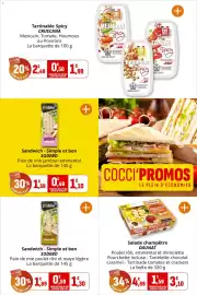 Catalogue Coccinelle Supermarché page 9: SODEBO Sandwich - Simple et bon €1,30, SODEBO Sandwich - Simple et bon €1,10