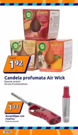 Volantino Action settimana 37 Pagina 13: Accendigas con ricarica €1,33, Candela profumata Air Wick €1,92