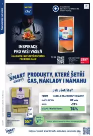 Makro leták Strana 2: KNEDLÍK BRAMBOROVÝ KRÁJENÝ €55,00, Losos uzený plátky €299,00