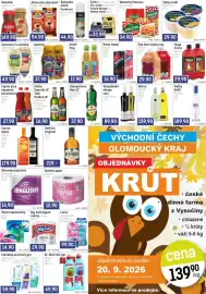 Konzum leták Strana 3: Panzani těstoviny €34,90, Nowaco zelňový salát €29,90