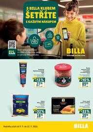 Billa leták Strana 2: Švéda Vepřové maso od sedláka ve vlastní šťávě €89,90, Franz Josef Losos v omáčce €39,90