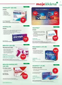 Mojelekarna.cz leták Strana 2: Brufen 400 mg €149,00, Nalgesin S €169,00