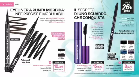 Catalogo Stanhome Pagina 41: Mascara Precious Curl €15,99, Midnight Matte Eyeliner €10,99