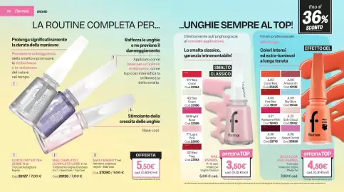Catalogo Stanhome Pagina 47: Smalto per Unghie Classico flormar €3,50, OFFERTA €5,50