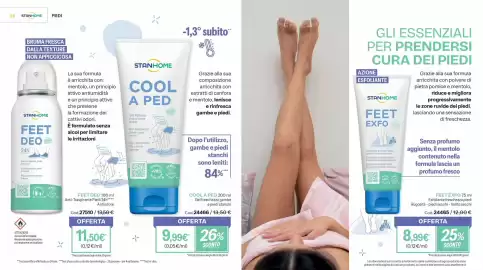 Catalogo Stanhome Pagina 50: Feet Deo Stanhome €11,50, Stanhome Cool a ped €13,50