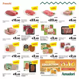 Volantino Unes Pagina 10: Hamburger o Mini Hamburger di vitello €3,99, Bella la Carne Salada del Trentino €3,49