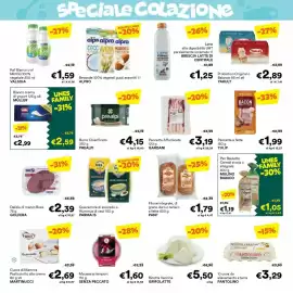 Volantino Unes Pagina 12: Pan Bauletto Cereali e soia o integrale MULINO BIANCO €1,05, Filone integrale PANI' €1,79