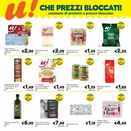 Volantino Unes Pagina 2: Pesto al basilico U! €1,39, Corn flakes croccanti fiocchi di mais tostati U! €1,49