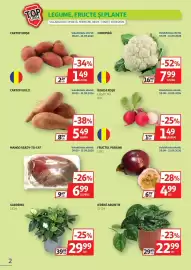 Catalog Auchan Pagină 2: Ridichi roșii €1,49, Cartofi dulci €5,49