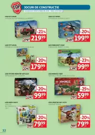 Catalog Auchan Pagină 32: Lego minecraft 21269 €99,99, Lego ninjago dragonul pădure verde a lui lloyd €59,99