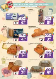 Catalog Auchan Pagină 4: Strudel cu șuncă și cașcaval €3,49, Auchan strudel cu umplutură de mere €1,69