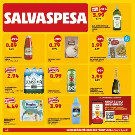 Volantino PENNY Pagina 11: Acqua naturale Levissima €2,94, Carta igienica camomilla Regina €4,49