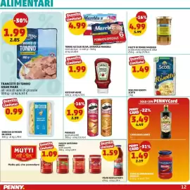 Volantino PENNY Pagina 12: Trancetti di tonno Gran Mare €1,99, Tonno all'olio oliva, naturale Mareblu €4,99